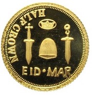 ½ Crown - Elizabeth II Aureus, United Kingdom, 2011 reverse image
