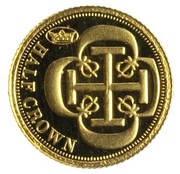 ½ Crown - Elizabeth II Dublon, United Kingdom, 2011 reverse image