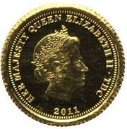 ½ Crown - Elizabeth II Ecu d'Or obverse image