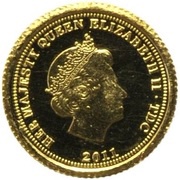 ½ Crown - Elizabeth II Lydia obverse image
