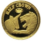 ½ Crown - Elizabeth II Lydia, United Kingdom, 2011 reverse image