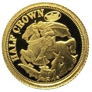 ½ Crown - Elizabeth II Sovereign, United Kingdom, 2011 reverse image