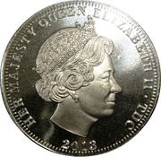 ½ Crown - Elizabeth II Coronation obverse image