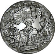 ½ Crown - Elizabeth II WW1 Centenary, United Kingdom, 2014 reverse image