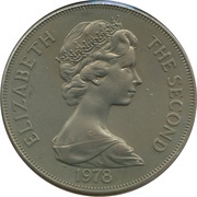 1 Crown - Elizabeth II Coronation Jubilee obverse image