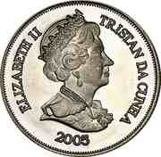 1 Crown - Elizabeth II Pope John Paul II obverse image