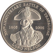 1 Crown - Elizabeth II Lord Nelson, United Kingdom, 2005 reverse image