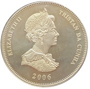 1 Crown - Elizabeth II Argus obverse image