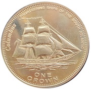 1 Crown - Elizabeth II Columbus, United Kingdom, 2006 reverse image