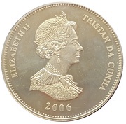 1 Crown - Elizabeth II Hornet obverse image