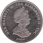 1 Crown - Elizabeth II HMS Victory obverse image