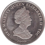 1 Crown - Elizabeth II HMS Dreadnought obverse image