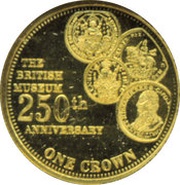 1 Crown - Elizabeth II The British Museum, United Kingdom, 2009 reverse image