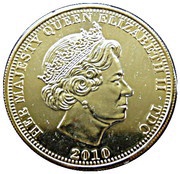 1 Crown - Elizabeth II Douglas Bader obverse image
