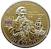1 Crown - Elizabeth II Horatio Nelson, United Kingdom, 2010 reverse image