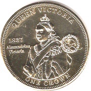 1 Crown - Elizabeth II 1837 - Queen Victoria, United Kingdom, 2010 reverse image