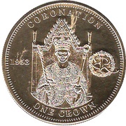 1 Crown - Elizabeth II 1953 - The Coronation, United Kingdom, 2010 reverse image