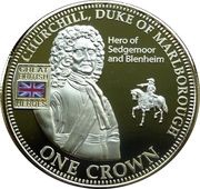 1 Crown - Elizabeth II Churchill, Duke of Marlborough, United Kingdom, 2010 reverse image