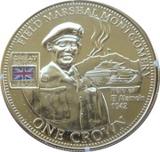 1 Crown - Elizabeth II Field Marshal Montgomery, United Kingdom, 2010 reverse image