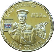 1 Crown - Elizabeth II Lord Kitchener, United Kingdom, 2010 reverse image
