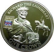 1 Crown - Elizabeth II Richard the Lionheart, United Kingdom, 2010 reverse image