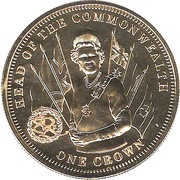 1 Crown - Elizabeth II Head of the Commonwealth, United Kingdom, 2011 reverse image