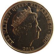 1 Crown - Elizabeth II In the air obverse image