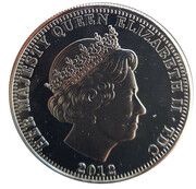 1 Crown - Elizabeth II In the air obverse image