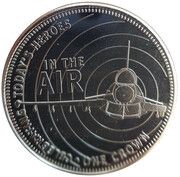 1 Crown - Elizabeth II In the air, United Kingdom, 2011-2012 reverse image