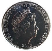 1 Crown - Elizabeth II 4th portrait; On Land obverse image