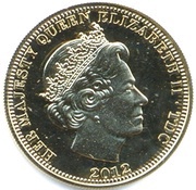 1 Crown - Elizabeth II 4th portrait; At Sea obverse image