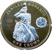 1 Crown - Elizabeth II Jubilee Monarch, United Kingdom, 2012 reverse image