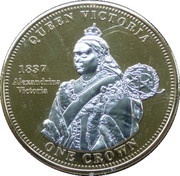 1 Crown - Elizabeth II Queen Victoria reverse image