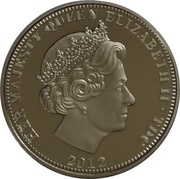1 Crown - Elizabeth II R.M.S. Titanic; Silver obverse image