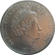 1 Crown - Elizabeth II Prince William in the RAF obverse image