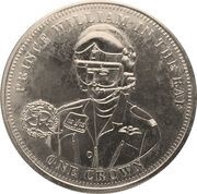 1 Crown - Elizabeth II Prince William in the RAF, United Kingdom, 2013 reverse image