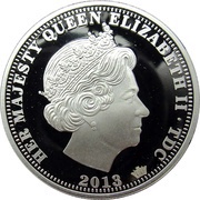 1 Crown - Elizabeth II Diamond Jubilee; Silver Proof Issue obverse image
