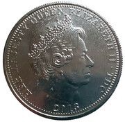 1 Crown - Elizabeth II Prince William and Catherine Meet obverse image