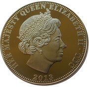 1 Crown - Elizabeth II Birth of Prince George obverse image
