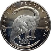 500 Dinara Brontosaurus reverse image
