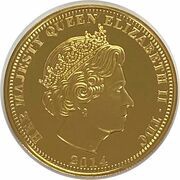 1 Crown - Elizabeth II Birth of a princess obverse image