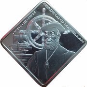 1 Crown - Elizabeth II Ferdinand Magellan, United Kingdom, 2014 reverse image