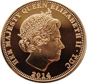 1 Crown - Elizabeth II The Ode of Remembrance obverse image