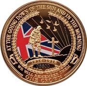 1 Crown - Elizabeth II The Ode of Remembrance, United Kingdom, 2014 reverse image