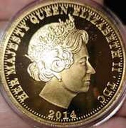 1 Crown - Elizabeth II WWI; over the top obverse image