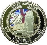 1 Crown - Elizabeth II Armistice Day, United Kingdom, 2014 reverse image