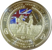 1 Crown - Elizabeth II Christmas Truce, United Kingdom, 2014 reverse image
