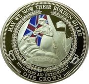 1 Crown - Elizabeth II Voluntary Aid Detachment, United Kingdom, 2014 reverse image
