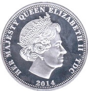 1 Crown - Elizabeth II William and Catherine, First Royal Tour obverse image
