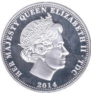 1 Crown - Elizabeth II William and Catherine, Summer of 2012 obverse image